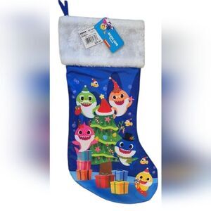 Baby Shark Christmas Stocking - New